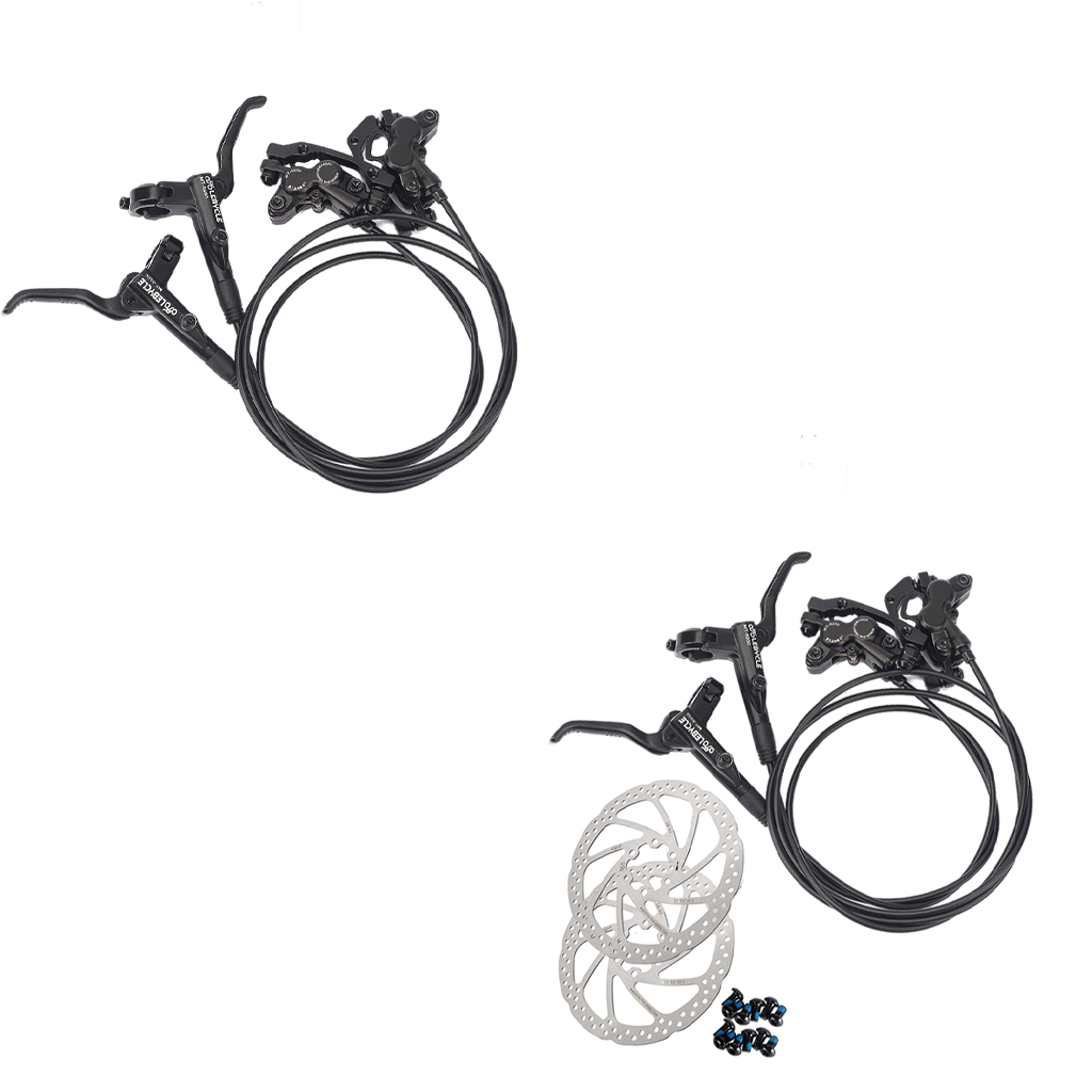 4 Piston Mountain Bike Bicycle Hydraulic Disc Brake Set For MTB Bike Downhill Cycling Accessories