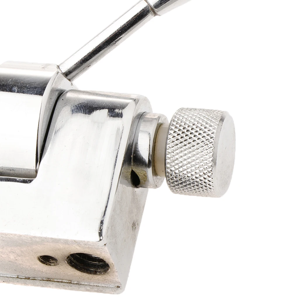 Tooyful Metal Snare Drum Throw Off Clamp Strainer Regulator with Mounting Screws Silver Drum Strainer for Drum-player