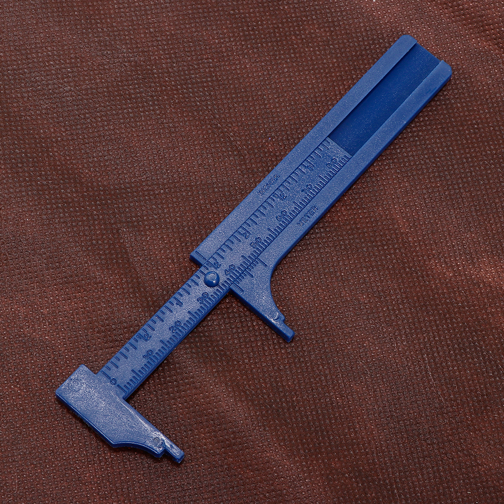 80mm Plastic Sliding Vernier Caliper Measuring Instrument Ruler for DIY Crafts