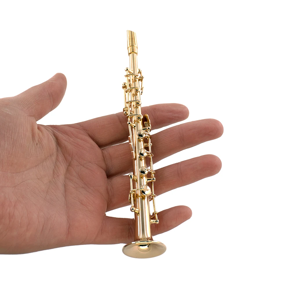 Miniatur Sopran Saxophon Mini Musikinstrument
