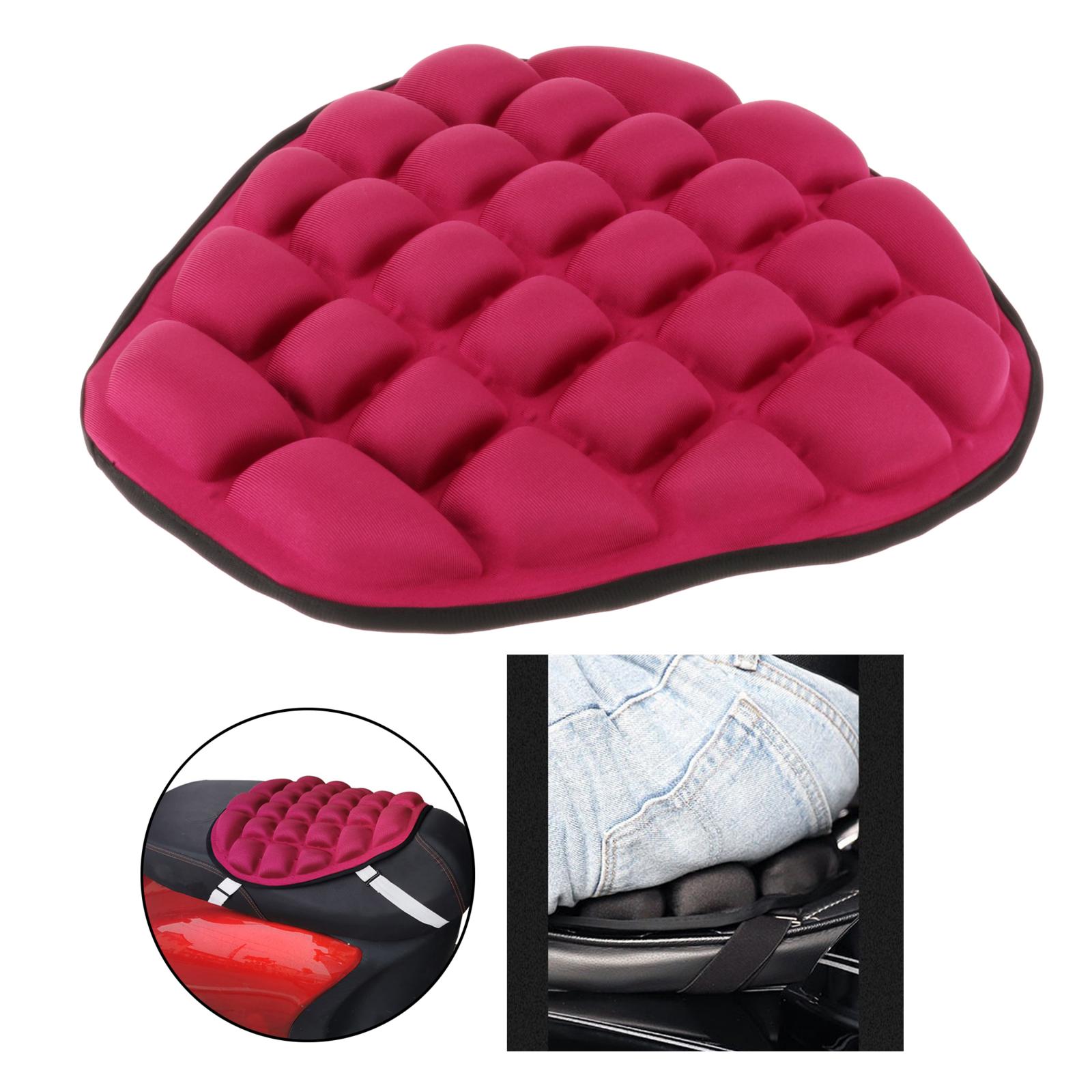 Motorcycle Pad Shockproof Breathable Air Seat Cushion TPU 3D Motorcycle Cushion Sun-proof Breathable Seat Pad Car Accessories