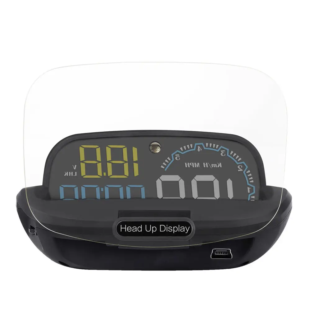 C600 Head Up Display Smart  HUD Auto Digital Meter Port Warning Alarm System