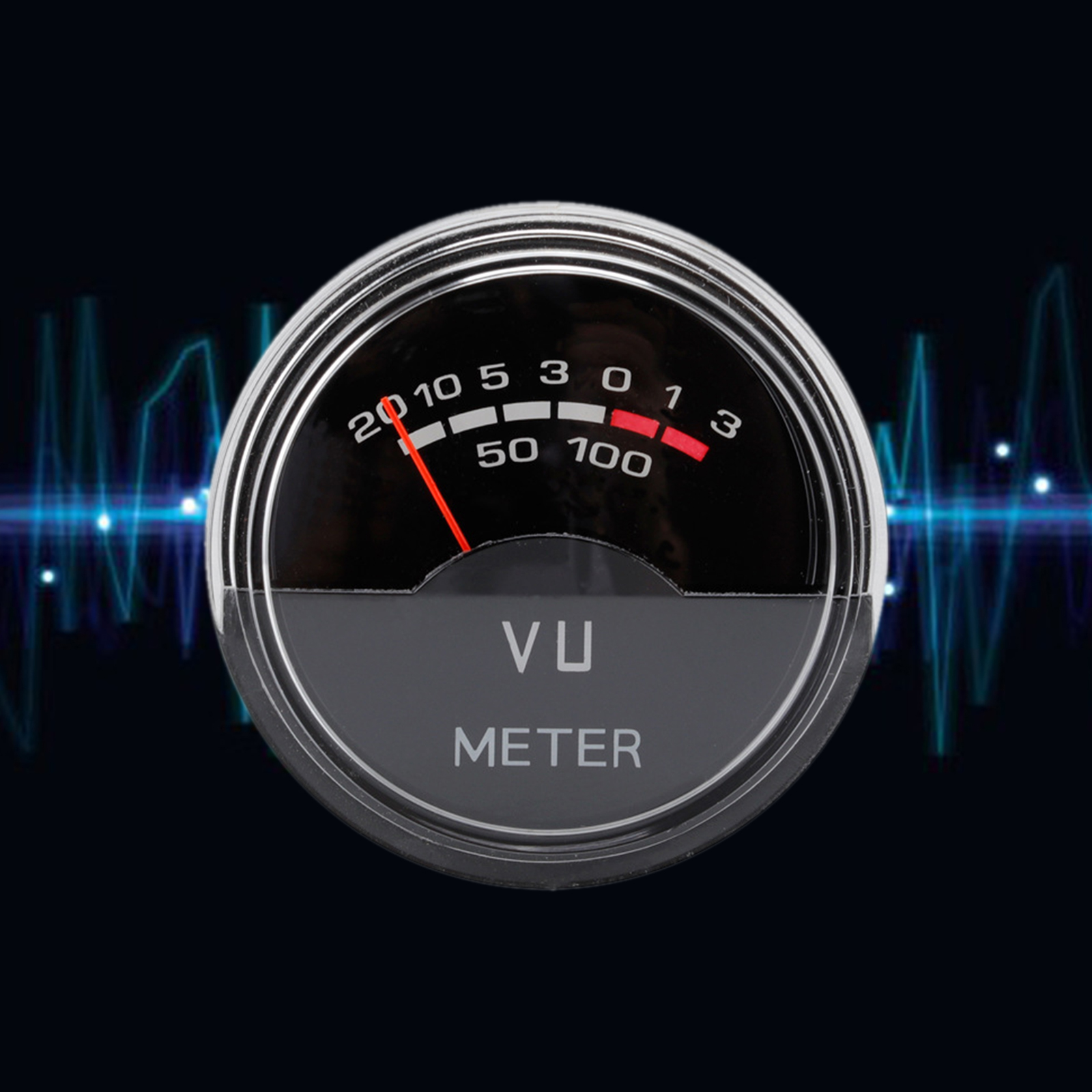 AC/DC Panel VU Meter Power Amplifier Panel Audios Level Meter High Precision