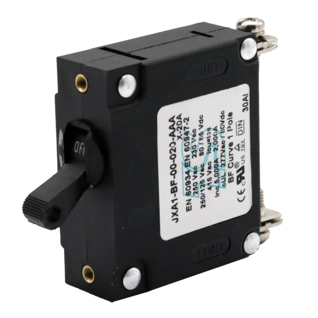 Single Pole Hydraulic Magnetic Circuit Breaker 15A for Car Boat 250V 80Vdc