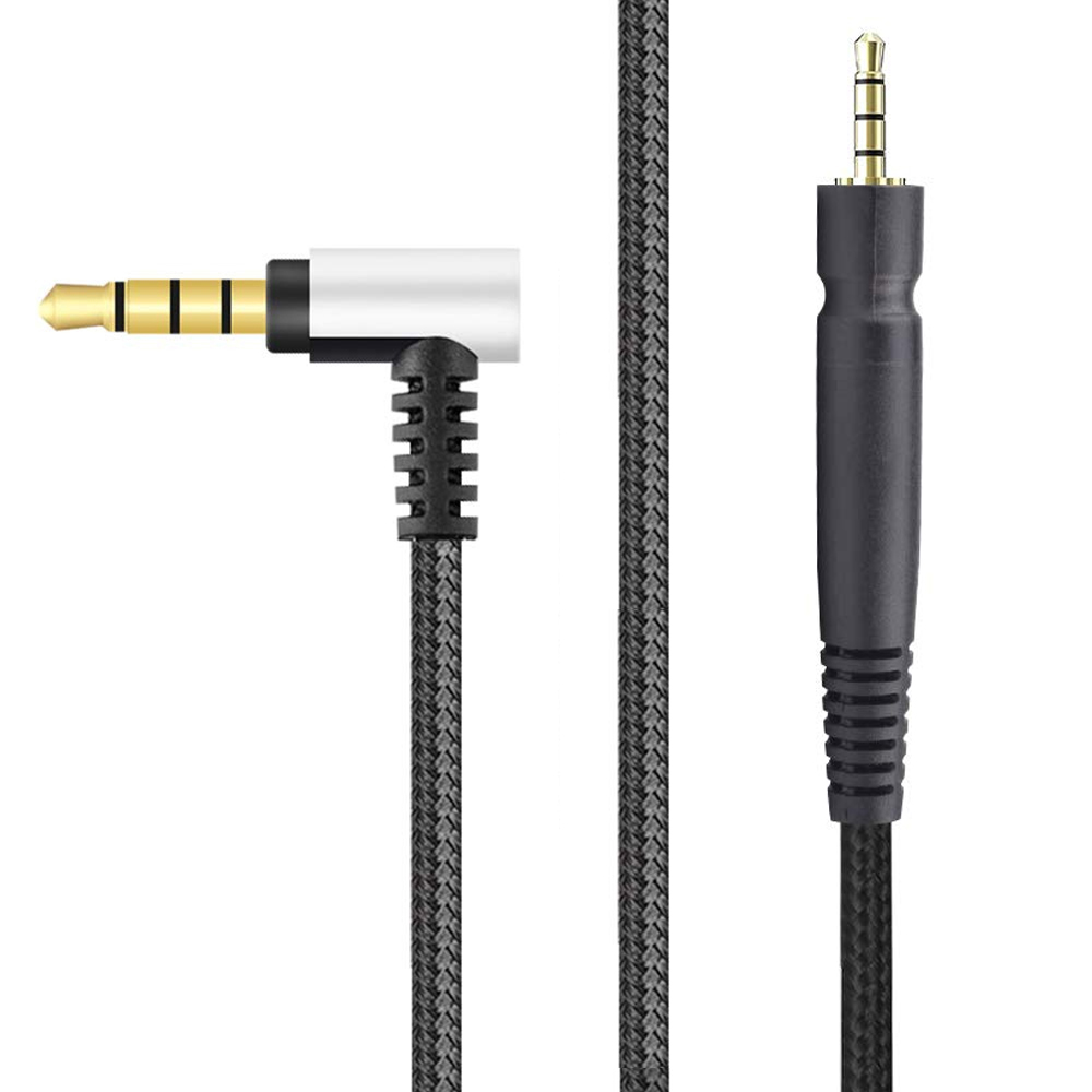 Replacement Braided Cable Extension Cord for Sennheiser Epos Game G4me One Zero PC 373D 37X GSP 350 500 600 Gaming Headsets