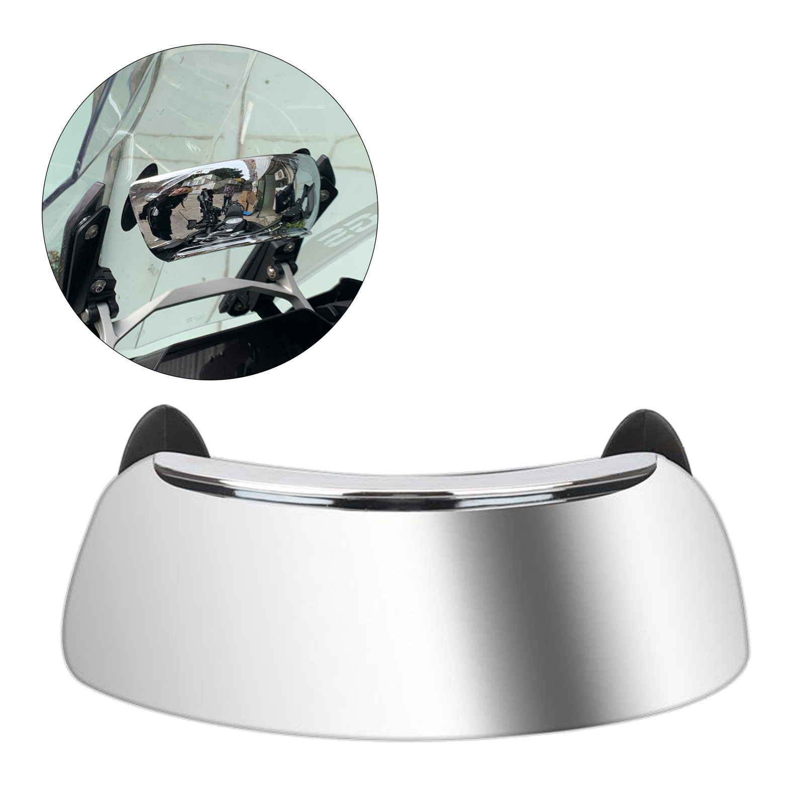 Universal Rear View Mirrors Holographic Safety for Most model Scooters Cars motorcycle Mirrors Chrome Mirror Blind 180 Degree