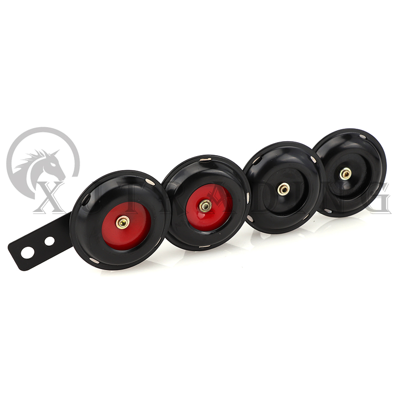 1 stücke Universal Motorrad Elektrische Horn 12V 24V 48V 60V Wasserdichte Runde Laut Horn Lautsprecher für roller Moped Dirt Bike ATV – Detail 4