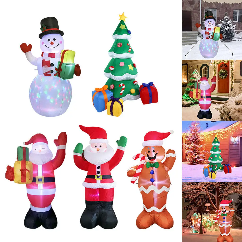 Christmas Inflatables Decoration Illuminated Inflatable for Home Lawn Yard