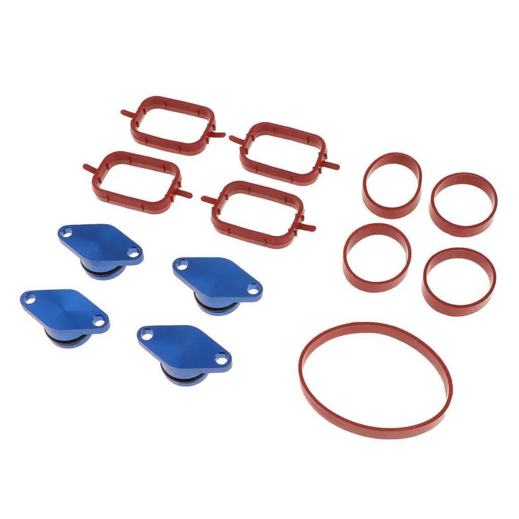 4 Pieces Gaskets 22mm Swirl Flap Replacement Removal Blank for BMW