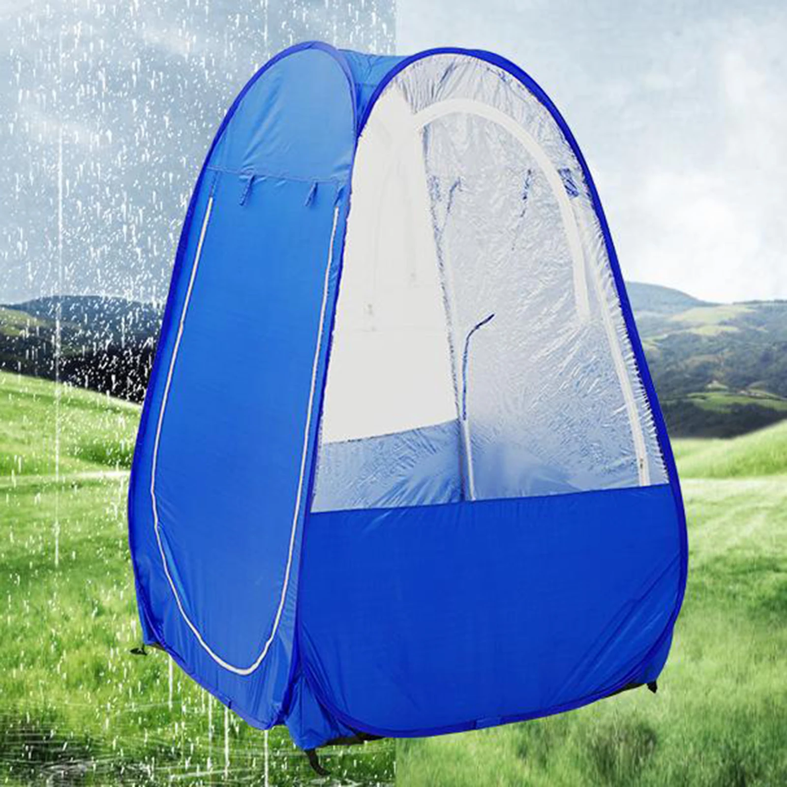 Portable Sports Shelter Weather Tent  Up Pod for Single Person w/ Carry Bag