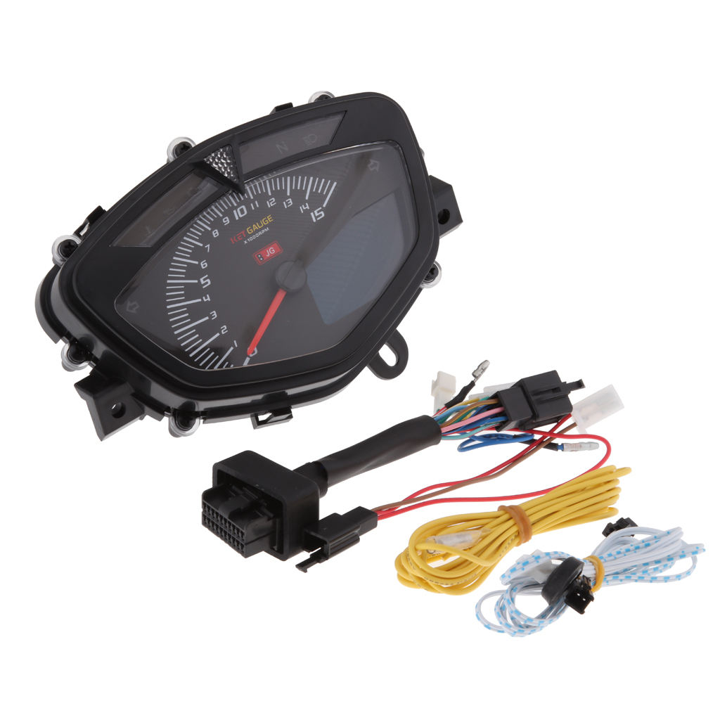 LCD Digital Speedometer Odometer Tachometer With Dual Range Screen Odometer