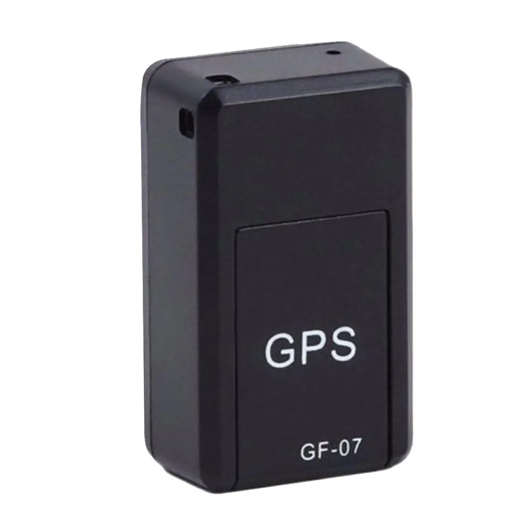 Mini GPS Tracker Real Time Magnetic Tracking Device Enhanced LBS Locator,Black
