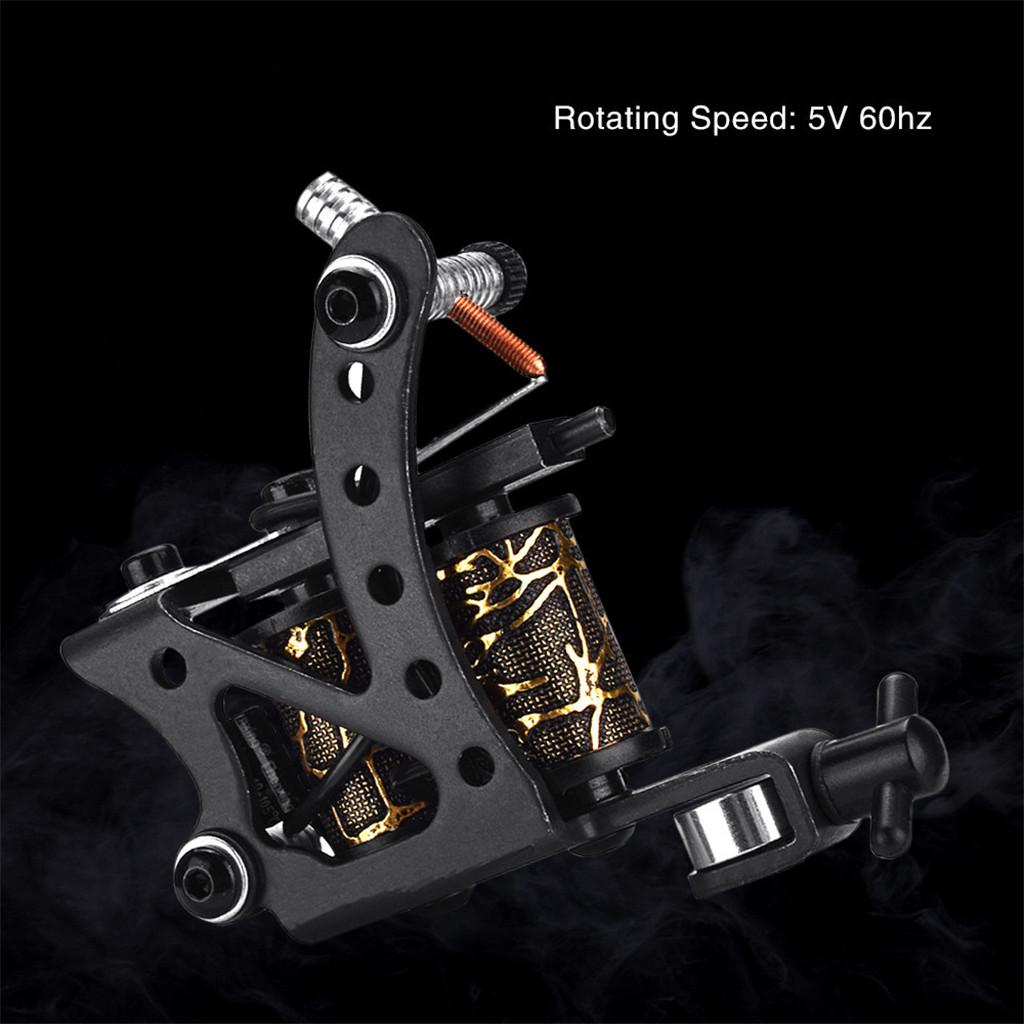 Metal Coils Tattoo Machine Straight Shader Circle Liner for Tattoos & Body Art