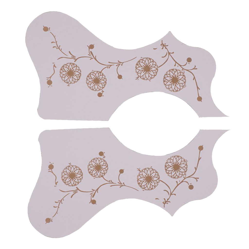 2pcs 41in Acoustic Guitar Pickguard Anti-scratch Plate Parts Left/Right Hand