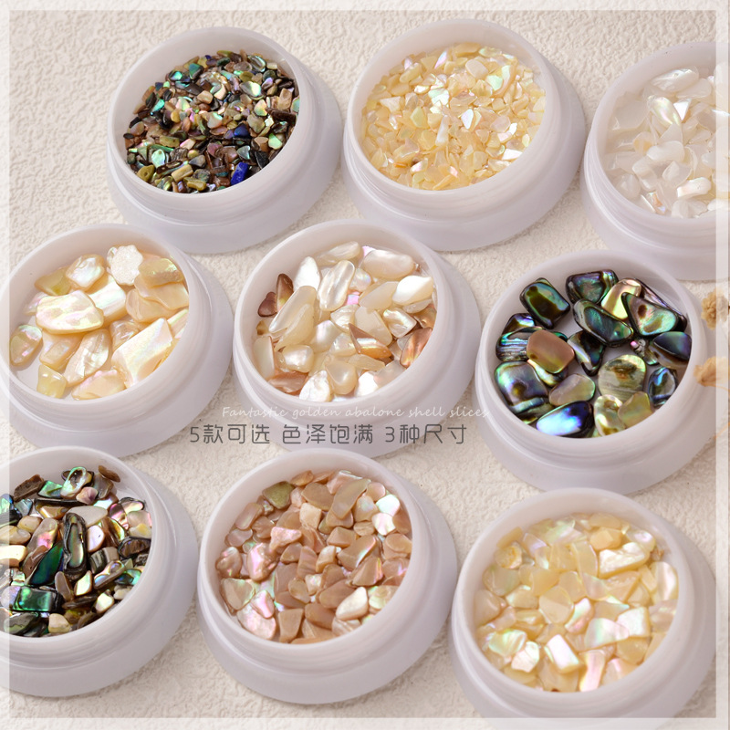 Best of Irregular Shells Gravel Natural Aurora Shell Piece Phantom Color Abalone Shells Gravel Flakes Gradient Flashing Nail Accessories Reviews & Tips