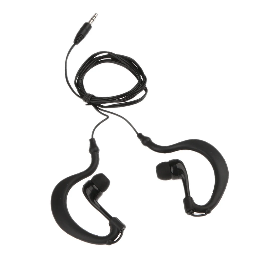 3.5mm Earhook Sport Waterproof IPX8 Earphone Headphone for iPod MP3 Player