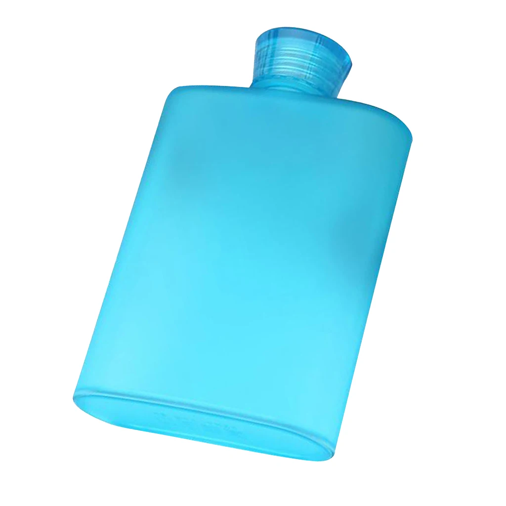 MagiDeal Plastic Hip Liquor  Alcohol Flask Cap Pocket Water Bottle
