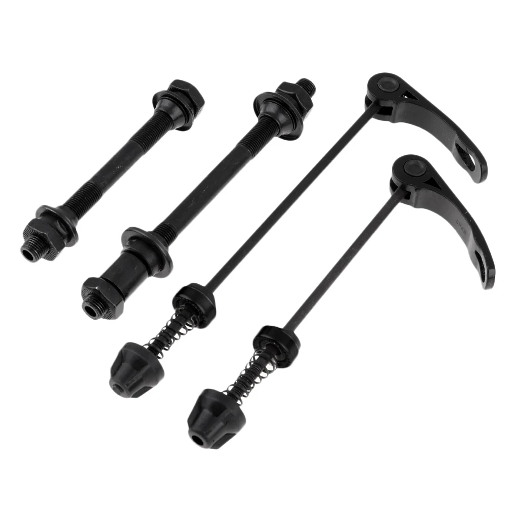 Bike Axle Quick Release Bike Hub Front Rear Axle Hollow Axle Set Replacement Fit for Bikes 20 `` 22 `` 24 `` 26 `` 28 ``