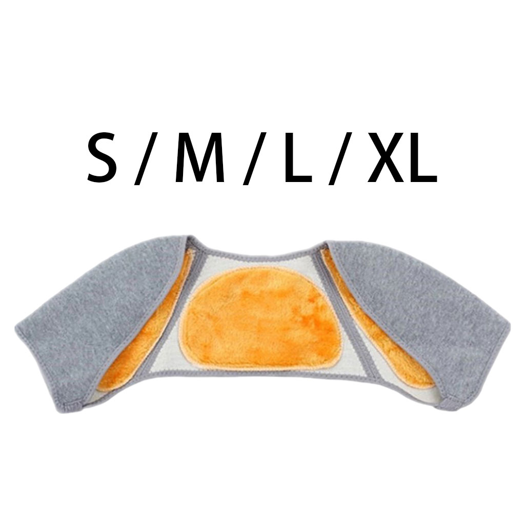 Warmer Shoulder Support Protection Breathable Fabric Back Pad Guard for Gym Office Sports Air-Conditioning Room Posture