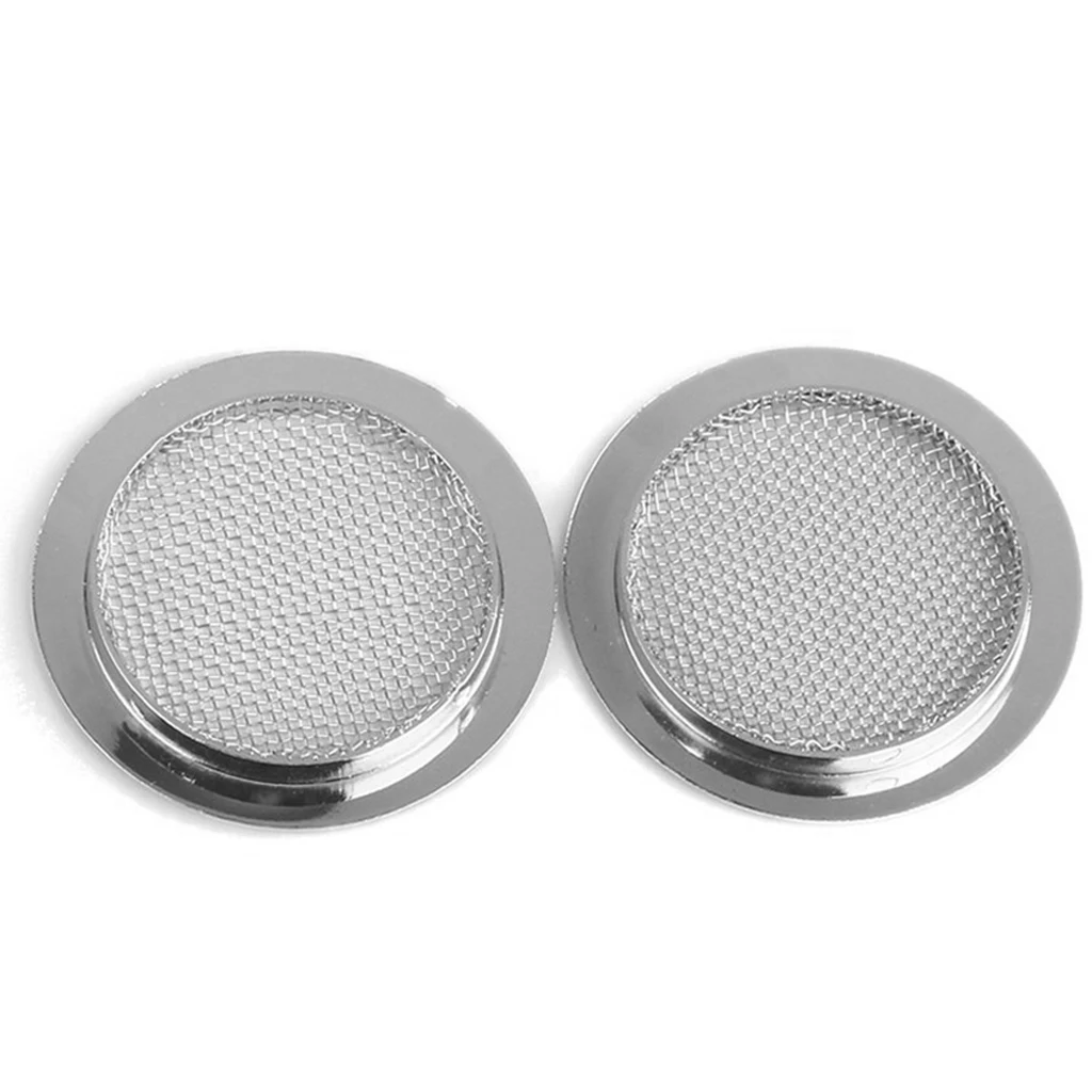 2x Chrome Resonator Guitar Sound Hole Inserts for Guitar Accessories