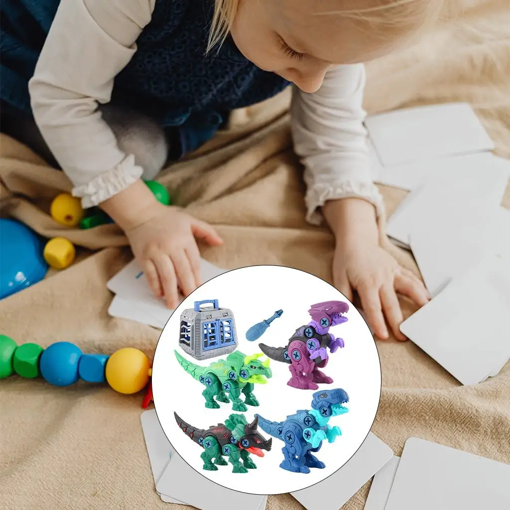 DIY Disassembly Dinosaur Toys Assembly Gift Dinosaur Disassembly Toy for Birthday
