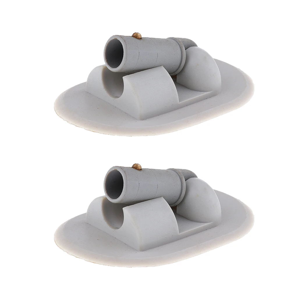 Set of (2) Marine Boat Yacht Fishing PVC Awning/ Sun Shade Deck Mount