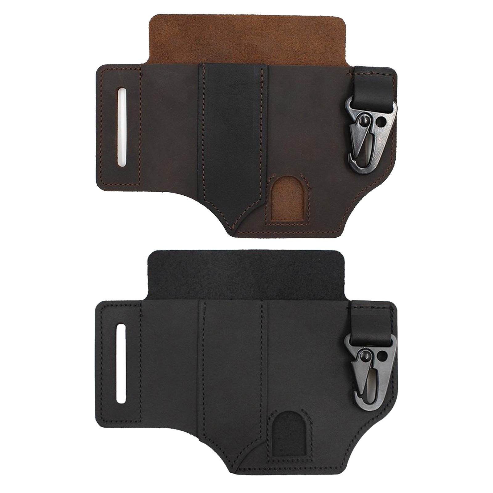 Leather Sheath Multitool Sheath  Organizer Key Holder for Camping Outdoor