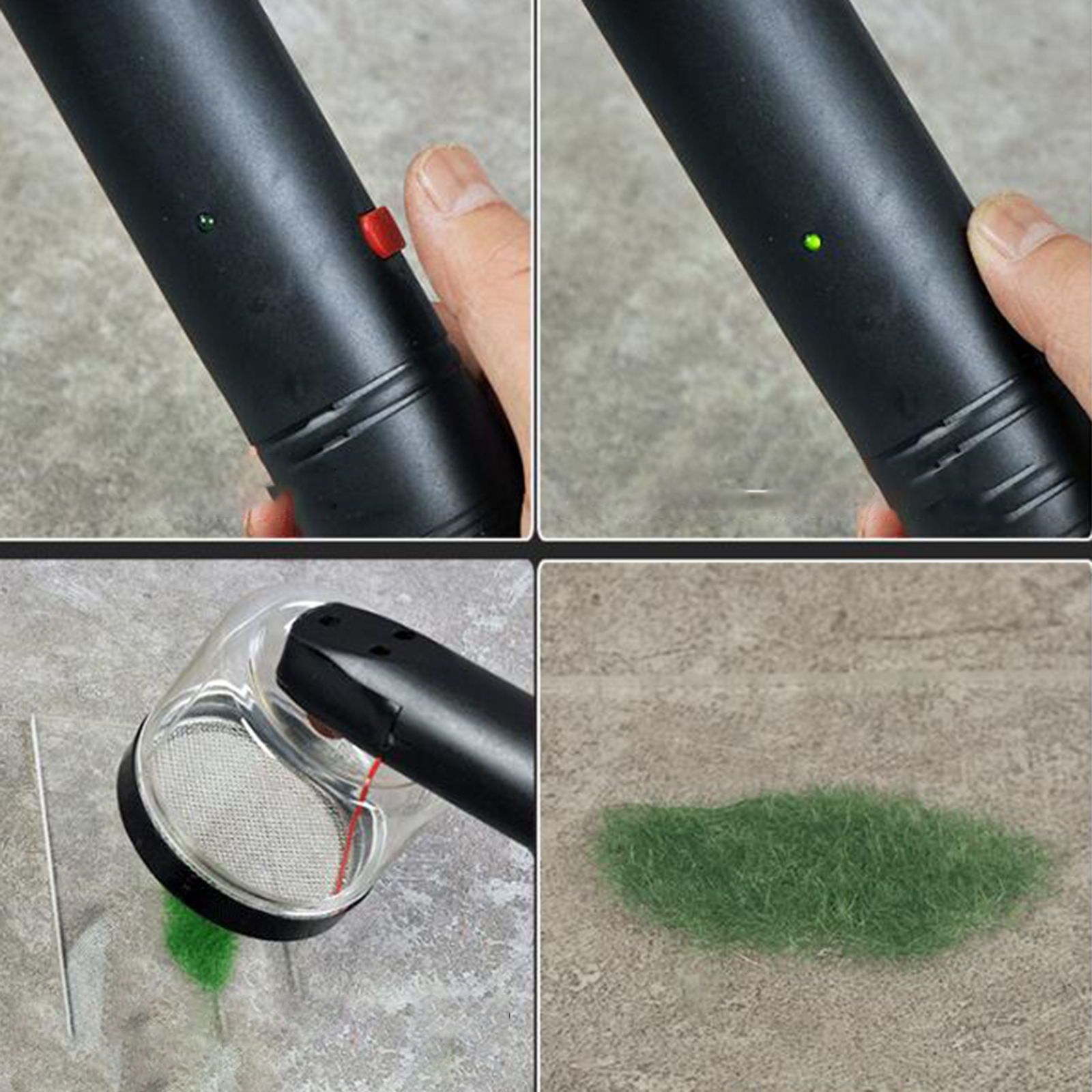 Flocking Machine Static Grass Applicator Scenic Modeling for