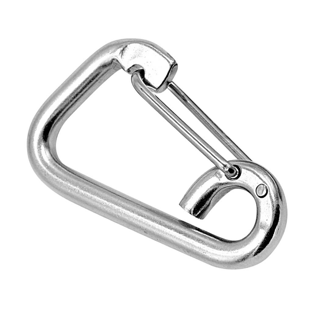 304 Stainless Steel Carabiner Clip for Connecting Items to A Belt/ Dog Leash Camping Fishing Traveling Hiking