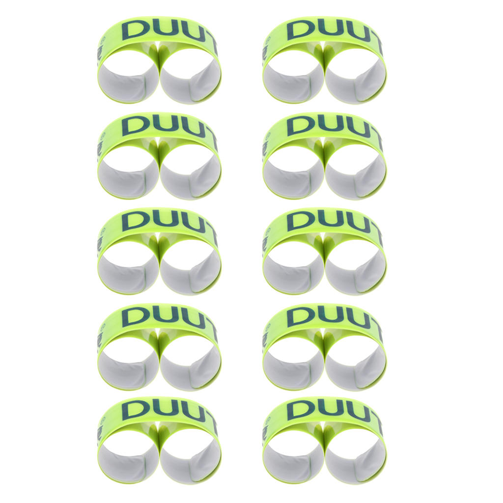 10x Safety Armbands Ankle Arm Bands Bracelets for Night Running  Cycling Pants Snap Band Strap