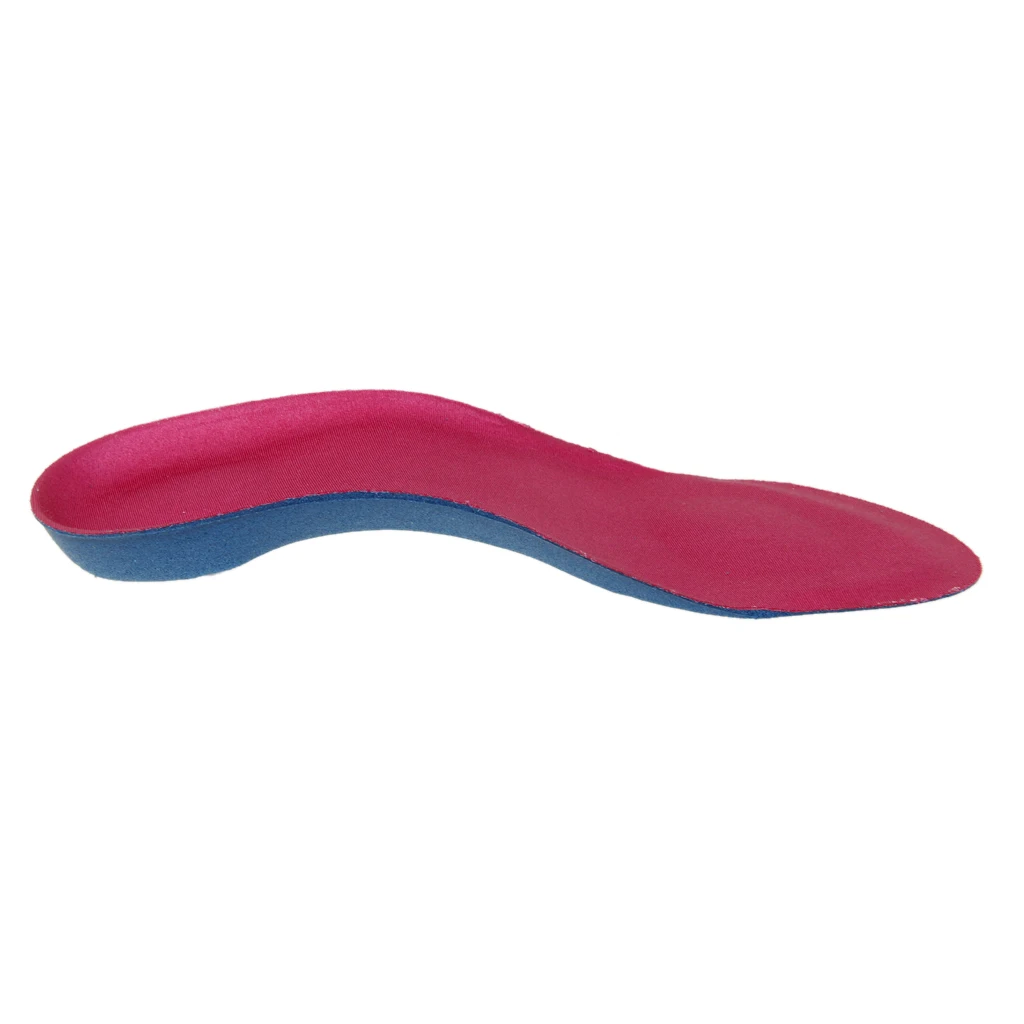 Perfect 3/4 Velvet Fabric Insoles Cushion Arch Support Pads Foot 