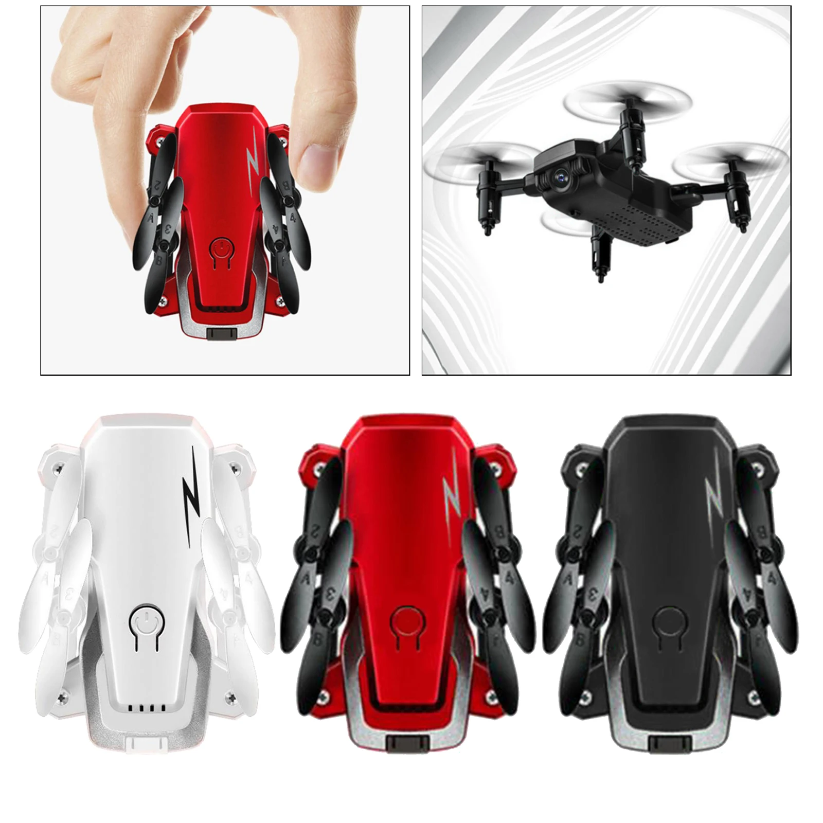 Mini Foldable RC Drone Camera APP FPV Drone Quadcopter Gift for Kids Adults