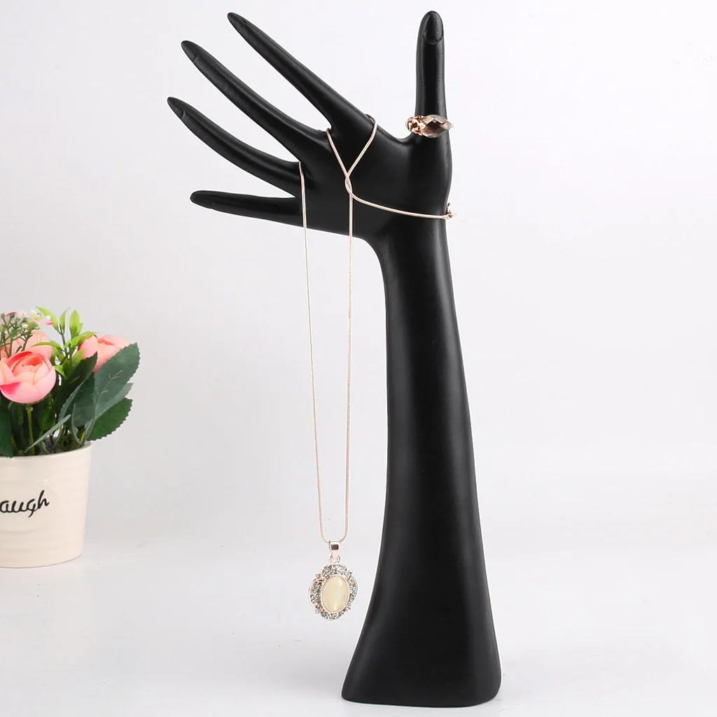 Mannequin Hand Finger Jewelry Chain Ring Bracelet Display Stand Holder Resin Ring Display Stand Rack for Jewelry Organization