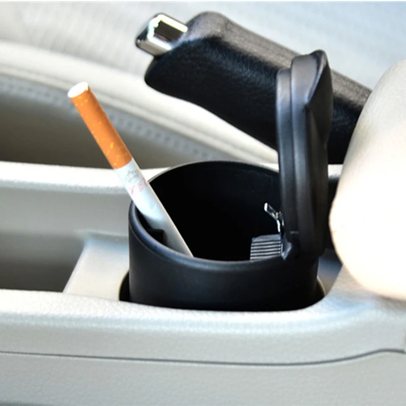 Creative High Temperature Resistant Car Ashtray With Lid 
