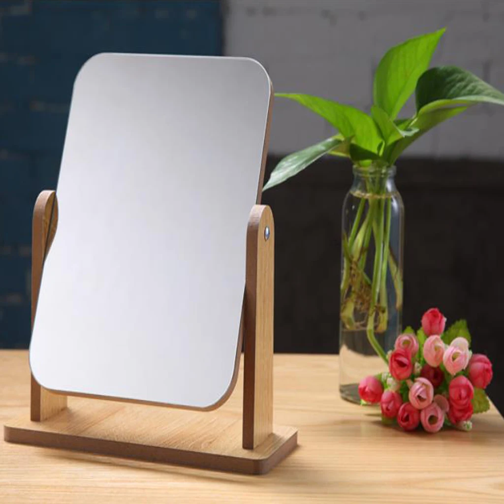 Cosmetic Mirror Can Be Swiveled 360 , Standing for Make-up