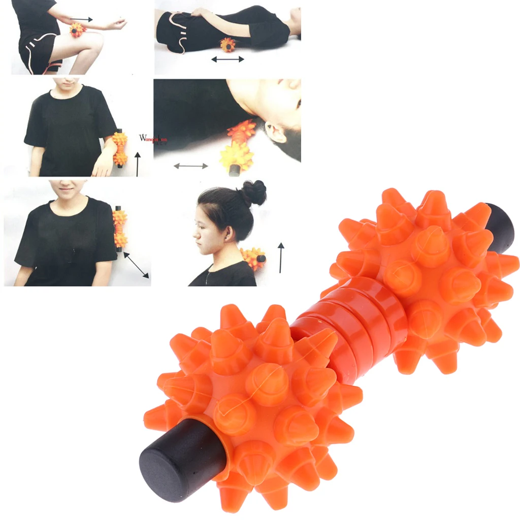 Plantar Fasciitis Foot Massager Roller Peanut Spiky Massage Balls for Yoga