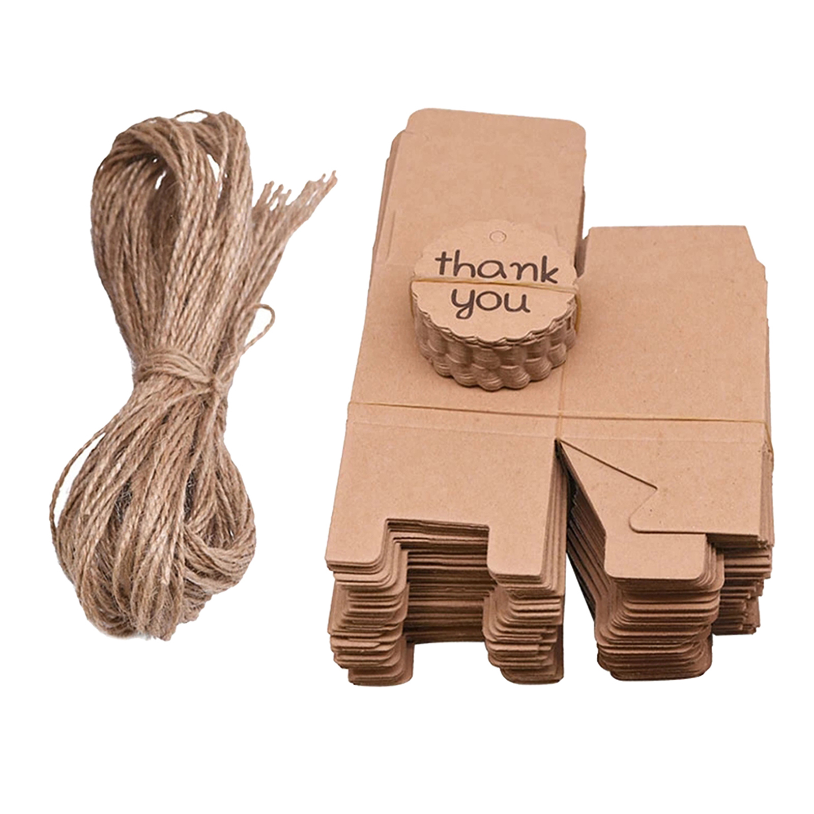 50pcs Mini Candy Boxes Travel Gift Box Paper Wedding Birthday Christmas Favor Present Boxes Packing With Greeting Cards