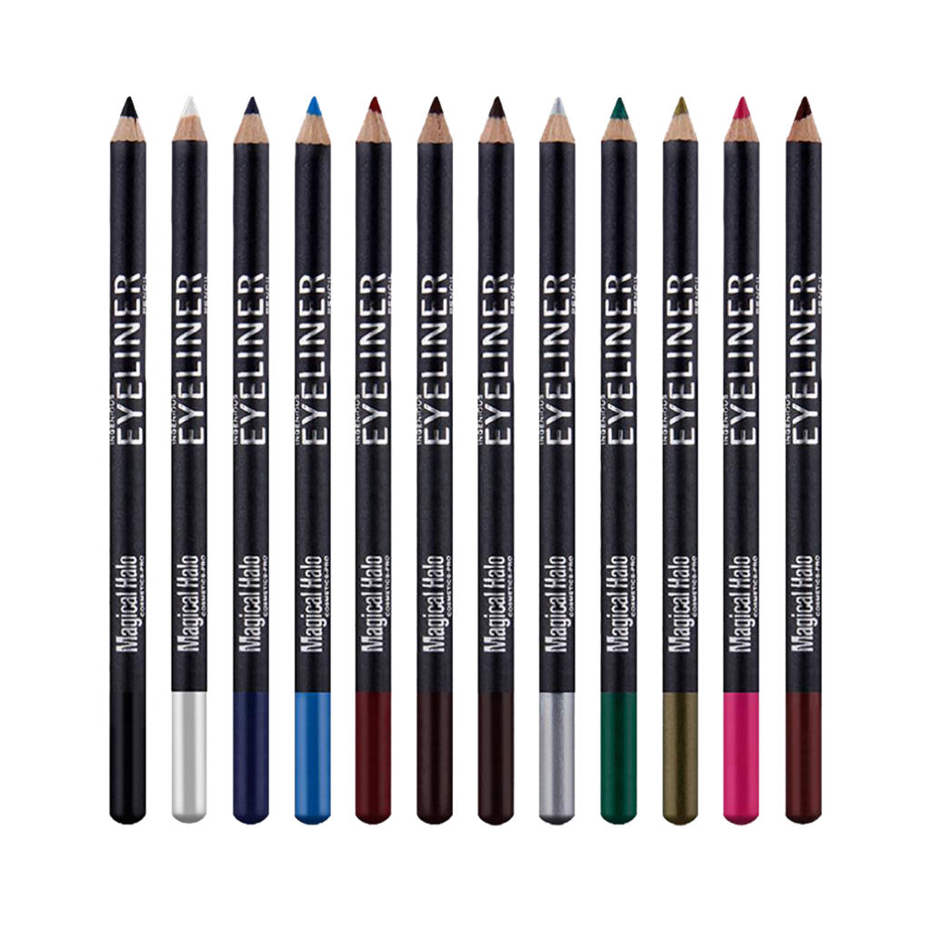 12 Pcs Kajal Pencil  Lipliner Eyeliner Make Up Pen Cosmetics