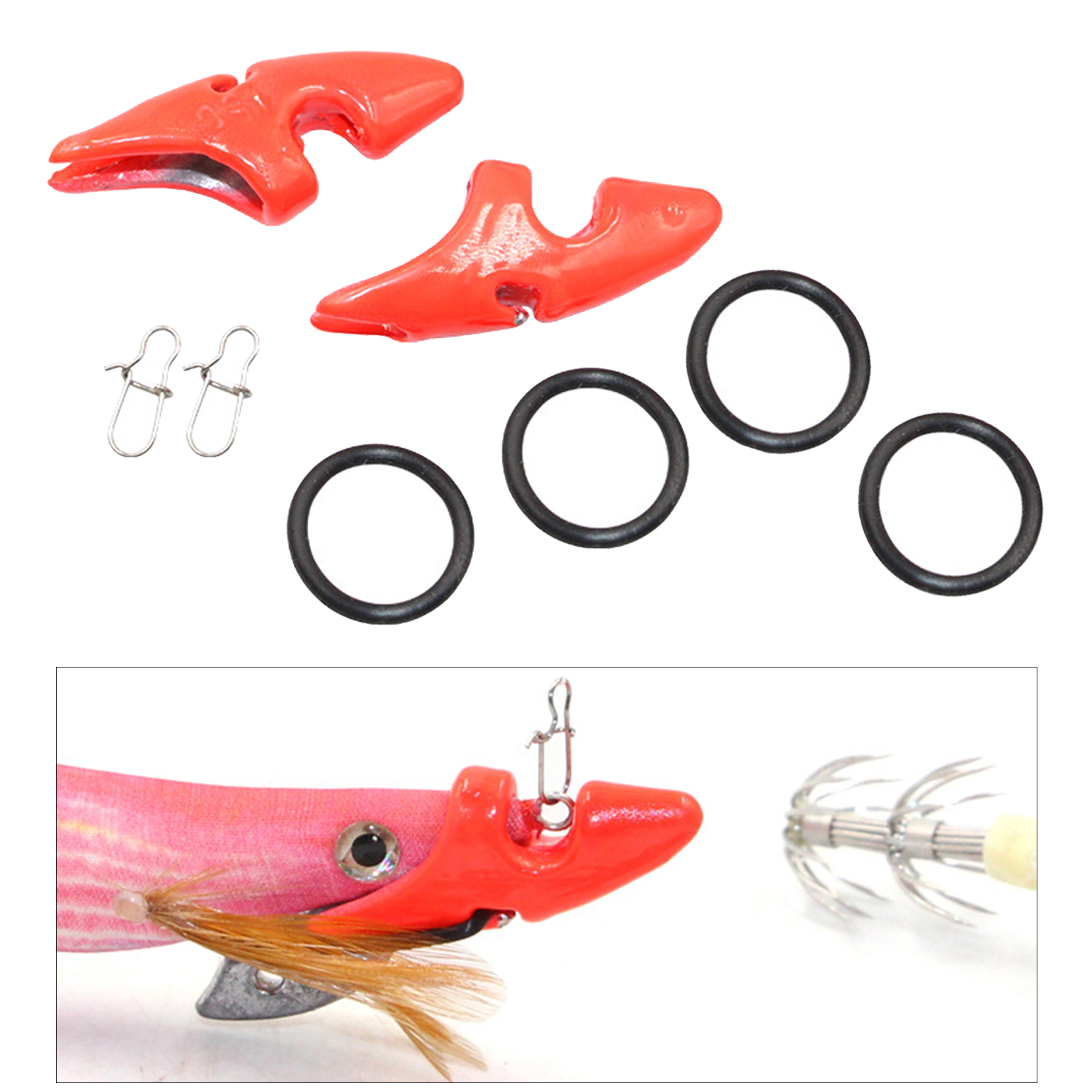 2Pcs Lead EGI Sinker Jig Lure Sinking Weights Fishing Weight Accessories