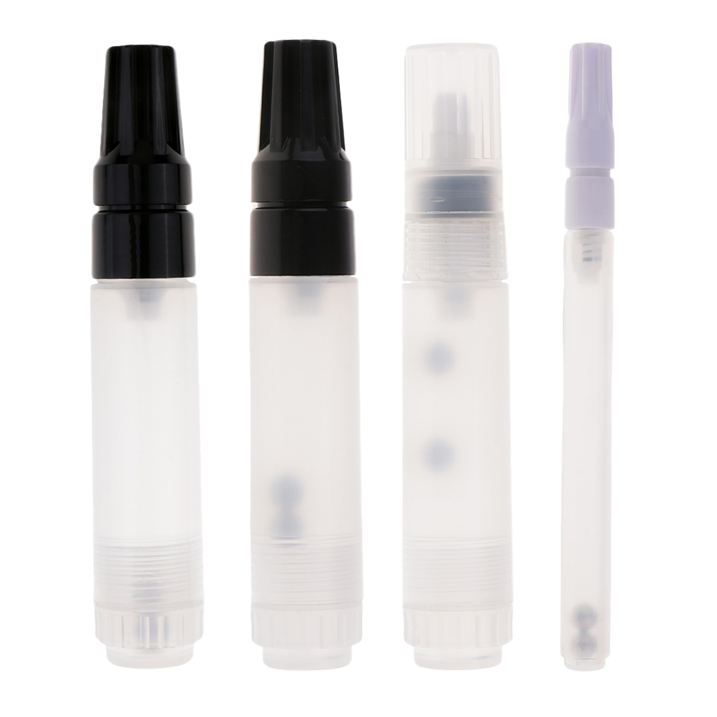 Watercolor Oil Acrylic Paints Marker Pen Empty Tube Ink Fountain Refill Pens