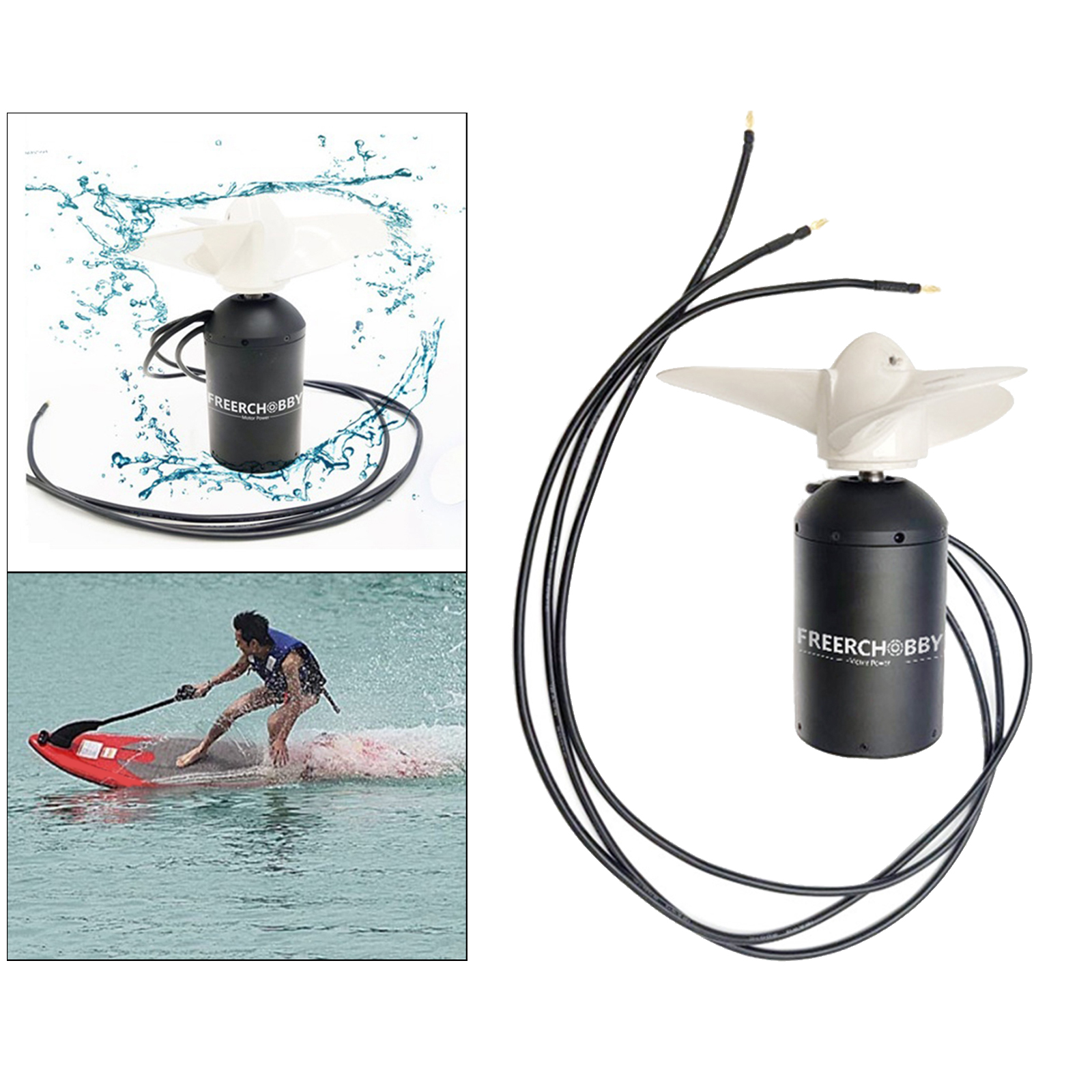 Underwater Thruster Motor Propeller Waterproof Motor Jet Surfing Accessories