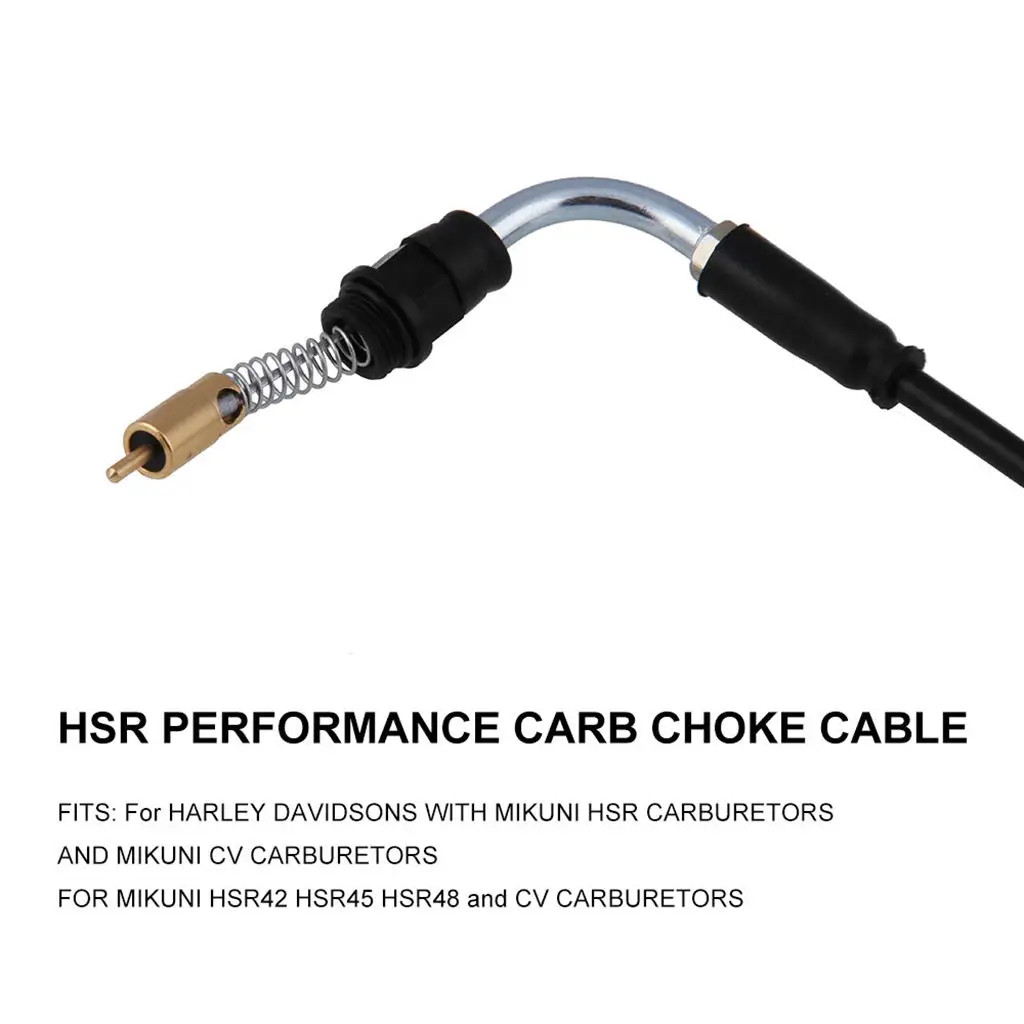 Carburretor Choke Cable Line Repalce Fits for Harley Davidson HSR42 HSR45 HSR48