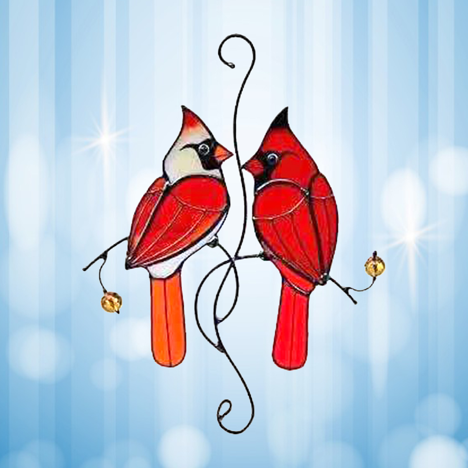 Premium Metal Keepsake Ornament Birds  Window Tree ing Pendant Home Decoration Party Accessories