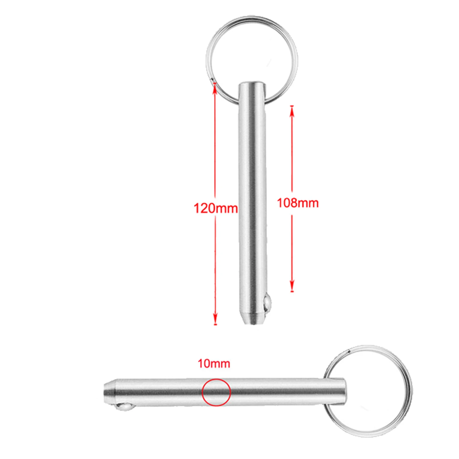 Marine Grade 10mm Marine Hardware Quick Release for Boat Top Deck Hinge