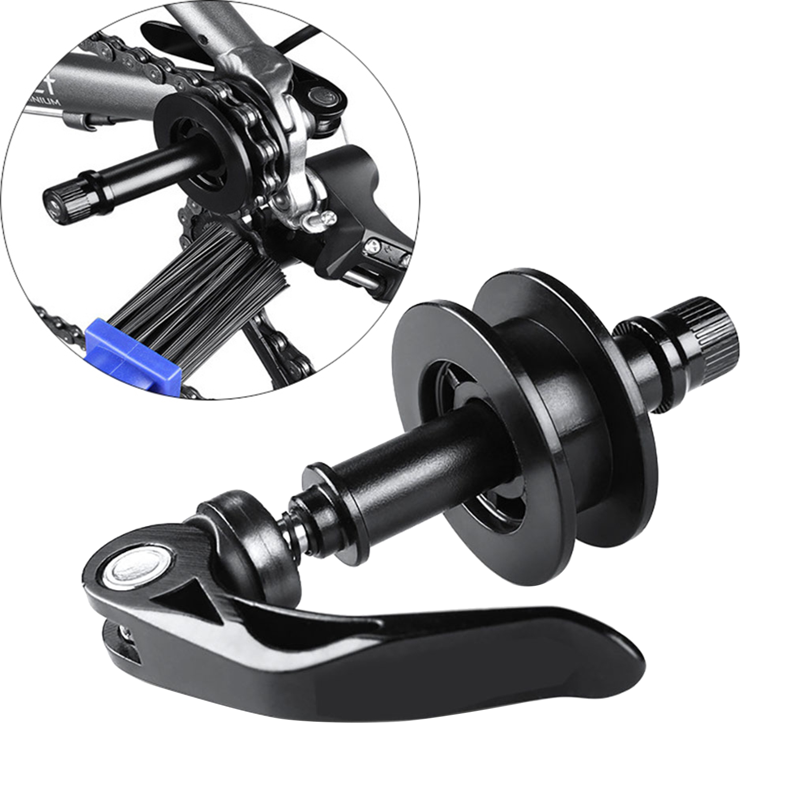 Bike Chain Keeper Holder Hub Wash Tool Fixed Bracket Support Flywheel Cleaning Chain Bicycle Cycling Parts