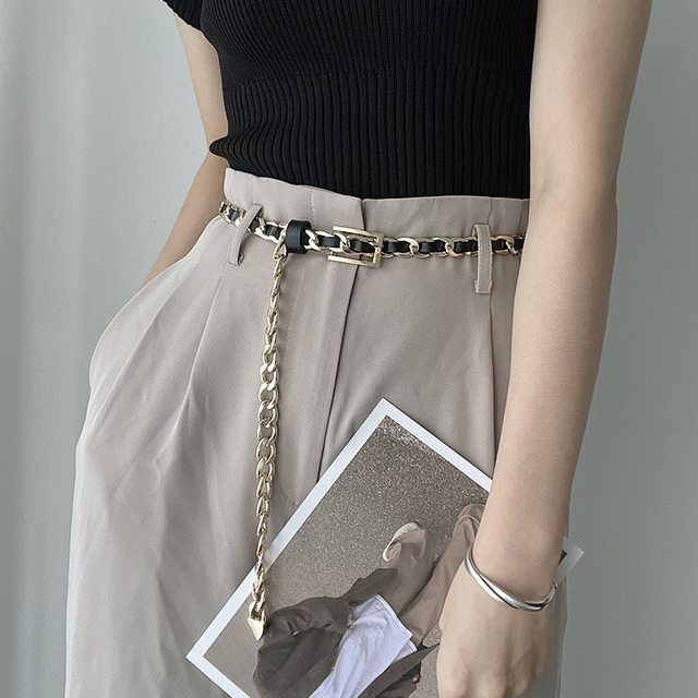Chaîne De Taille En Alliage De Boucle De Feuille Ceinture En Métal Élastique Mince Pour Robes Du 8,9 € | DHgate