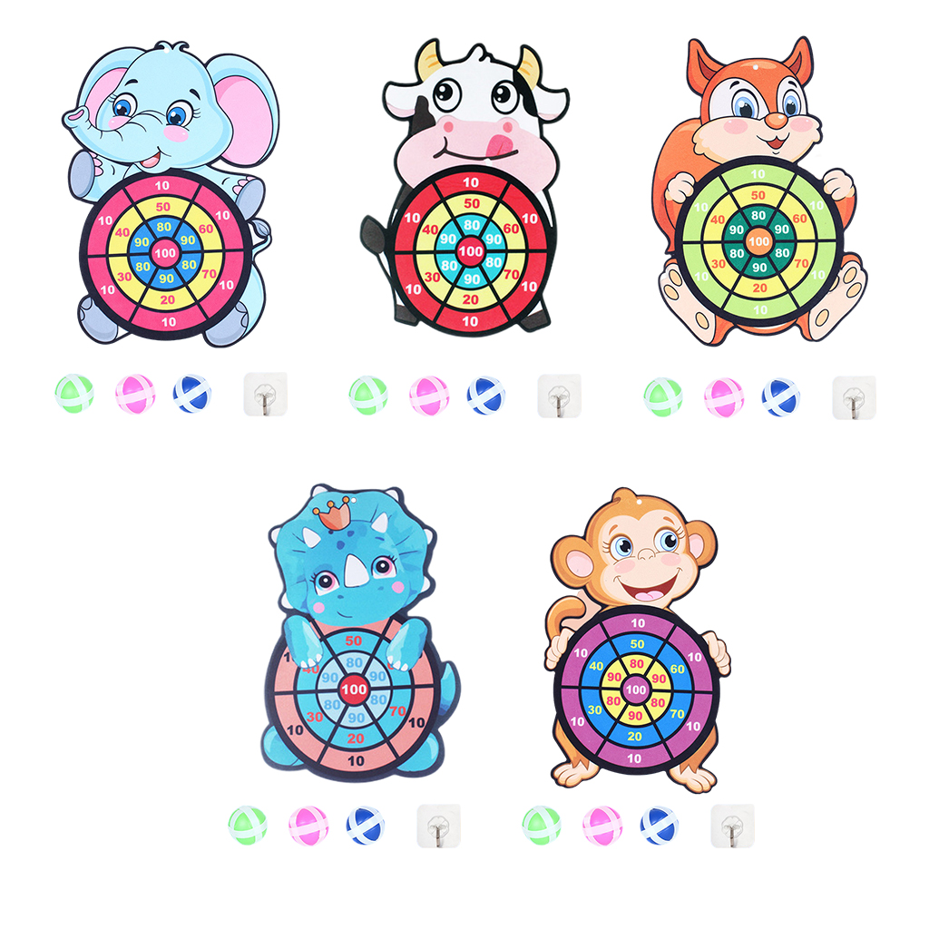 Classic Toy Target Sticky Ball Dart Board Indoor Party Family Activity Halloween Christmas Game Gifts for Kids
