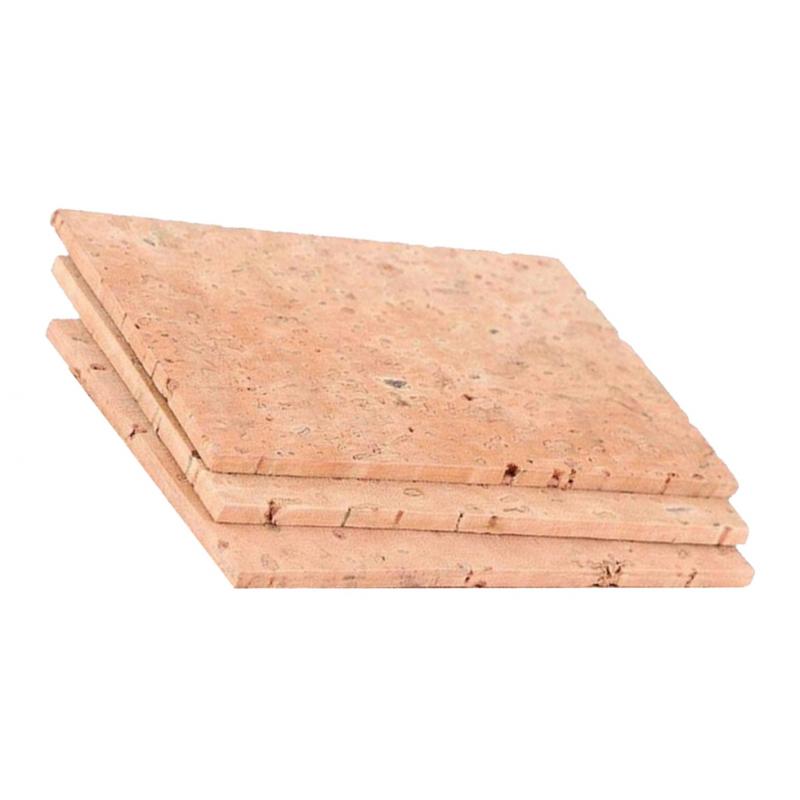 3x Natural Sax Saxophone Neck Cork Sheet 6x4x0.2cm For Professional DIY Part