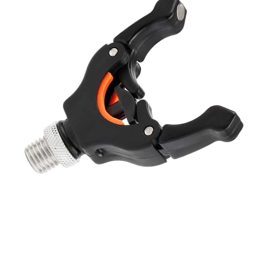 Portable Fishing Rod Pod Rest Head Butt Lock Gripper Fishing Pole Bracket Clips
