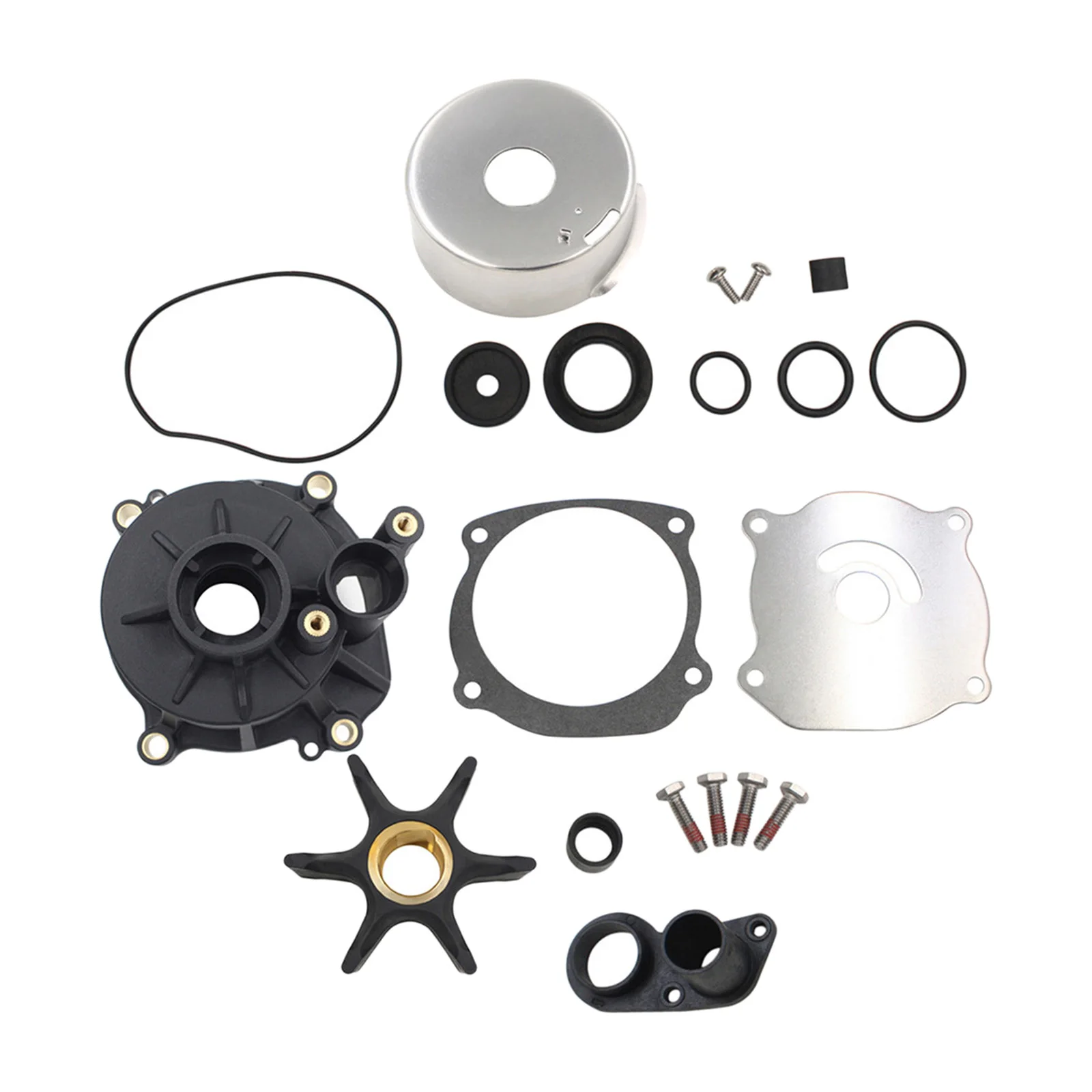 Boat Water Pump Repair Set with Housing for Johnson Evinrude Outboard OMC Motors 5001594 434421